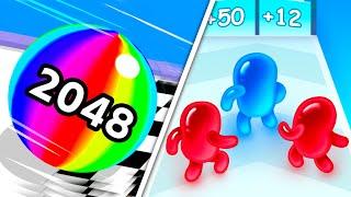 Join Blob Clash vs Ball Run 2048 |🟩🟩| All Level Gameplay Android iOS DG98544