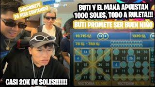 BUTI Y EL MAKA Juegan 1000 soles en RULETA Y CASI SE LLEVAN 20K DE SOLES by Paltarisas