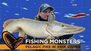 Fishing Monsters for Pelagic Pike with Erik Visser #pike