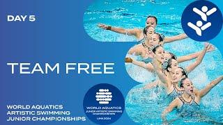 Team Free | World Aquatics Artistic Swimming Junior Championships 2024