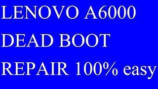 Lenovo A6000  dead boot repair VERY EASY with qfil flash tool [hindi]