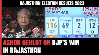 Rajasthan Election Results | "The Results Are Shocking": Ashok Gehlot On Congress's Defeat