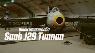 Saab J29 Tunnan - just a super quick "walkaround"