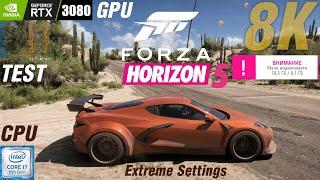 [8K] Forza Horizon 5 | МАКСИМАЛЬНАЯ ГРАФИКА | Ray Tracing | RTX 3080 | Intel Сore i7 8700K