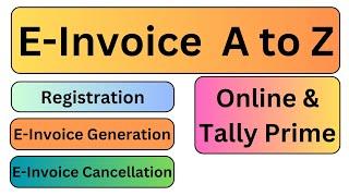 e invoice kaise banaye | e invoice in tally prime | e invoice registration | e invoice in gst portal