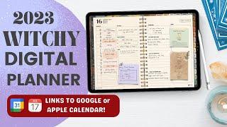 Digital Witchy Planner 2023 | Connects to Google and Apple Calendars | FREE 2024 Planners