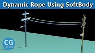 Simulate a Rope/Wire in Blender