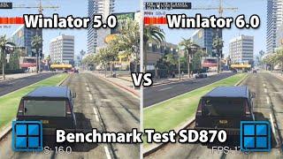 Winlator 5.0 vs Winlator 6.0 | GTA V Test | SD870