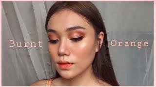 BURNT ORANGE MAKEUP LOOK ( PHILIPPINES ) | Cj Toledo