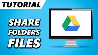 How to Share Files and Folders in Google Drive! (NEW 2024)