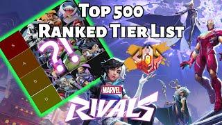 Marvel Rivals Ranked Tierlist | Top 500 Update