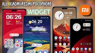 Top 5 widget for all xiaomi redmi pocophone. @whatstech777