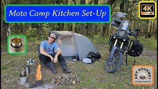 ADV Camp Kitchen Set-Up For Moto Camping