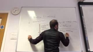 Redox titrations - potassium manganate from www.ChemistryTuition.Net