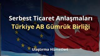 Gümrük - Serbest Ticaret Anlaşmaları, Türkiye AB Gümrük Birliği