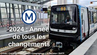 2024 : Une année de tous les changements pour le métro de Paris !