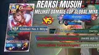 MANIAC MIYA 16 KILLS! MUSUH SAMPAI KENA MENTAL MELIHAT DAMAGE MIYA GW! | TOP GLOBAL 1 MIYA - MLBB