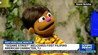 Sesame Street introduces first Filipino character, TJ, in time for AAPI Heritage Month