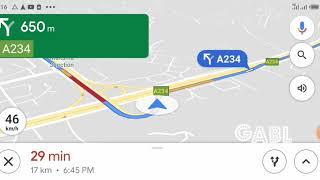 How to use Google Maps App for Direction while Driving | Abuja City Tour: Live Tutorial