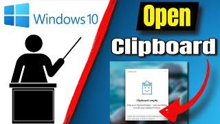 How To Open The Clipboard In Windows 10