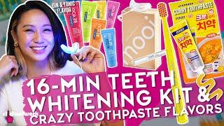 16-Min Teeth Whitening Kit & Crazy Toothpaste Flavors - Tried and Tested: EP196