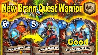 NEW Deepminer Brann Questline Control Warrior Is Fantastic At Showdown in the Badlands | Hearthstone