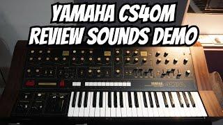 YAMAHA CS-40M - Review, Sounds & Demo | Analog Synthesizer