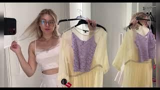 [4K] Transparent Try On Haul | See-Through Get Ready With Me (2024)