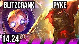 BLITZCRANK & Kai'Sa vs PYKE & Varus (SUP) | KR Diamond | 14.24