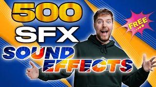 500 editing sound effects for video editing || sfx sound effects no copyright || free sound effects