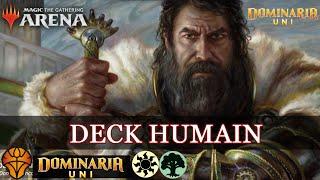 CE DECK TAPE FORT!  [MAGIC ARENA] DECK HUMAIN SELESNYA Standard Dominaria Ranked. MTGA Blanc Vert.