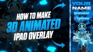 How to Make 3D Animated IPad Overlay on Android | Make 3D Overlay for Bgmi Live Stream in Kinemaster