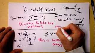 Kirchhoff's Loop and Junction Rules Theory | Doc Physics