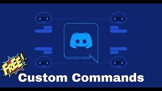 Discord custom commands bot | Make text embed and role commands for free