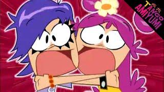 Ami and Yumi Screaming Together - Hi Hi Puffy AmiYumi Compilation