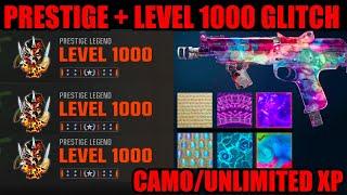 *NEW* SOLO LEVEL 1000 GLITCH! *USE ASAP* CAMO/UNLIMITED XP GLITCH! BO6 GLITCHES! BO6 ZOMBIES GLITCH!