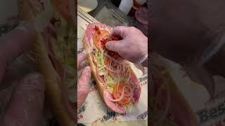 Italian hoagie made to perfection!  #shorts #cooking #tiktok #food