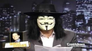 Olbermann Wears Guy Fawkes Mask & Discloses Steven J. Baum Addresses