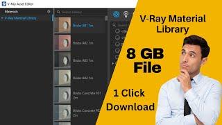 Get 8GB V-ray Material Library for SketchUp absolutely free | Vray Material Library