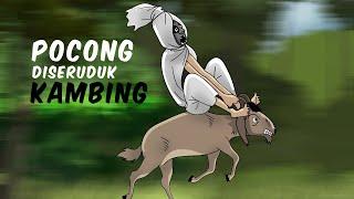 Pocong Diseruduk Kambing - Kartun Hantu Lucu