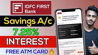 IDFC First Bank Zero Balance Account - 2025 | IDFC Bank Account Opening