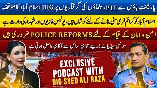 Special Podcast with DIG Operation Islamabad Syed Ali Raza | Sarah Khan | Vision Point.