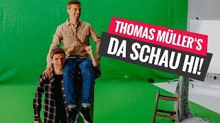 Filmaufnahmen von einem besonderen Duo – Joko Winterscheidt und Thomas Müller