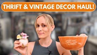 Vintage, Thrift, and Antique Home Decor Haul!!!!