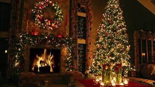 Top Christmas Songs Playlist  Classic Christmas Music with Fireplace  Merry Christmas 2024