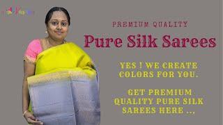 How to get a premium quality original pure silk sarees online ? Get pure silk sarees from varnaa