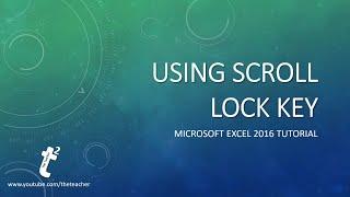 What is Scroll Lock Key and What it Does?