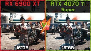 RX 6900 XT vs RTX 4070 Ti Super - FHD, QHD, UHD 4K