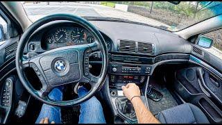 2000 BMW 5 E39 [2.5 525D 163HP] |0-100 | POV Test Drive #1338 Joe Black