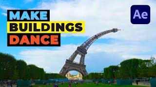 How to Make BUILDINGS DANCE as seen in "Makeba" by Jain - Adobe After Effects Tutorial